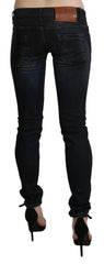 Acht Black Washed Low Waist Skinny Denim Jeans - W26 - Jeans