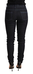 Acht Blue Cotton Low Waist Slim Fit Denim Women Trouser Jeans - W26 - Jeans