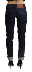 Acht Blue Cotton Low Waist Slim Fit Denim Women Trouser Jeans - W26
