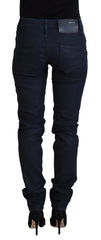 Acht Blue Cotton Low Waist Slim Fit Women Casual Denim Jeans - W26 - Jeans