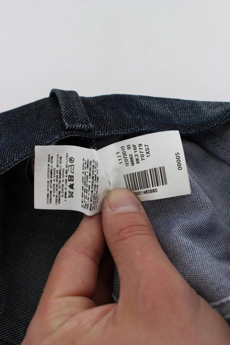 Acht Blue Cotton Regular Straight Fit Jeans - W34 - Jeans