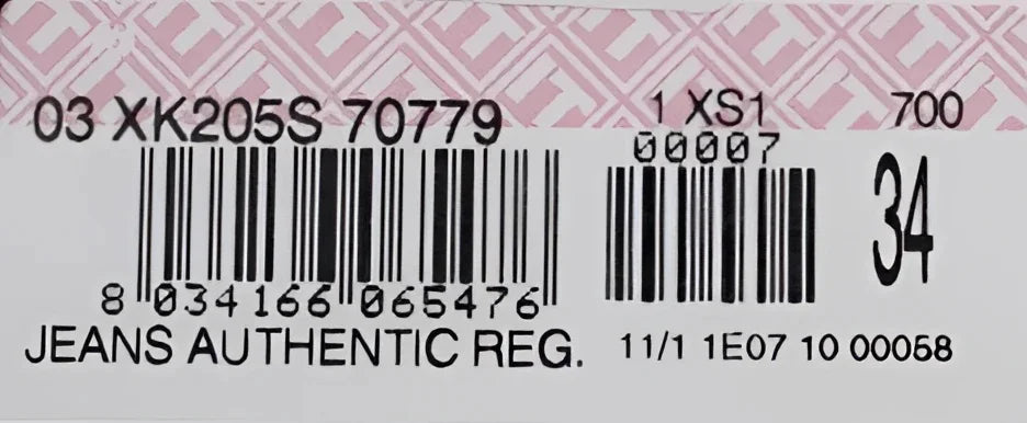 Acht Blue Cotton Regular Straight Fit Jeans - W34 - Jeans