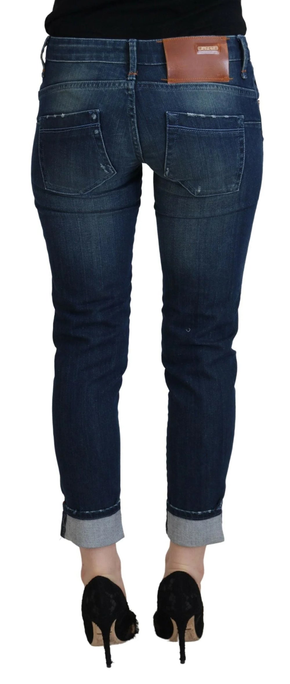 Acht Blue Cotton Slim Fit Women Casual Denim Jeans - W26 - Jeans