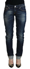 Acht Blue Cotton Slim Fit Women Casual Denim Jeans - W26 - Jeans