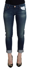 Acht Blue Cotton Slim Fit Women Casual Denim Jeans - W26 - Jeans
