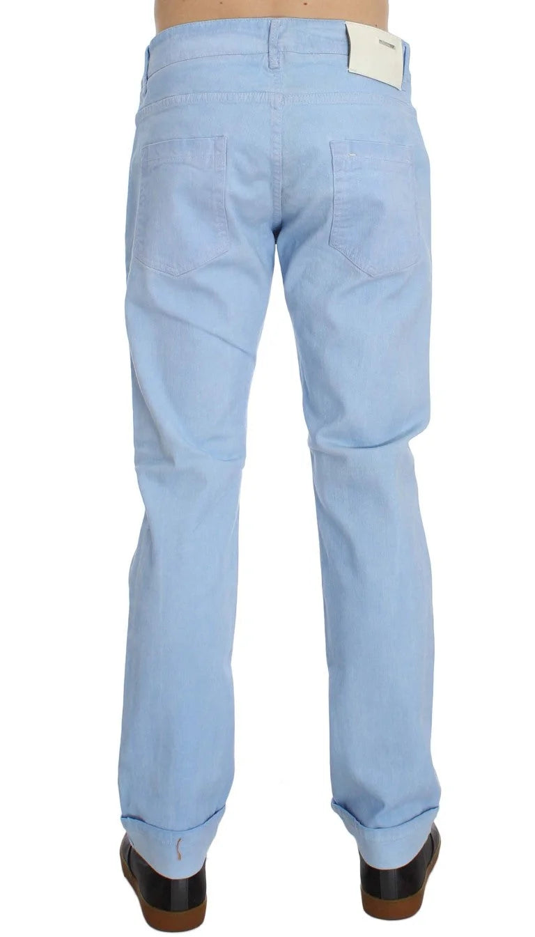 Acht Blue Cotton Stretch Low Waist Fit Jeans - W29 - Jeans