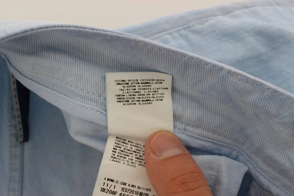 Acht Blue Cotton Stretch Low Waist Fit Jeans - W29 - Jeans