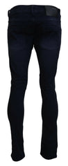 Acht Blue Cotton Tapered Slim Fit Men Casual Denim Jeans - IT46 | M - Jeans