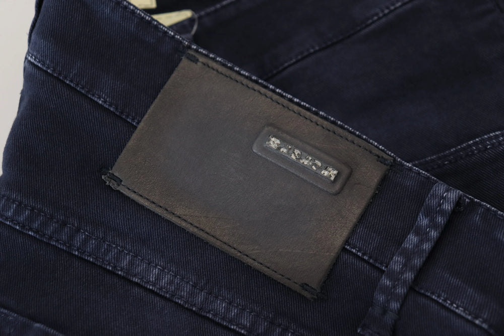 Acht Blue Cotton Tapered Slim Fit Men Casual Denim Jeans - IT46 | M - Jeans