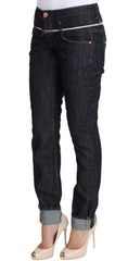Acht Blue Denim Cotton Bottoms Straight Fit Jeans - W26 - Jeans
