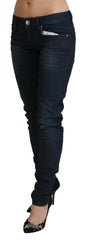 Acht Blue Low Waist Slim Fit Women Denim Jeans - W26 - Jeans