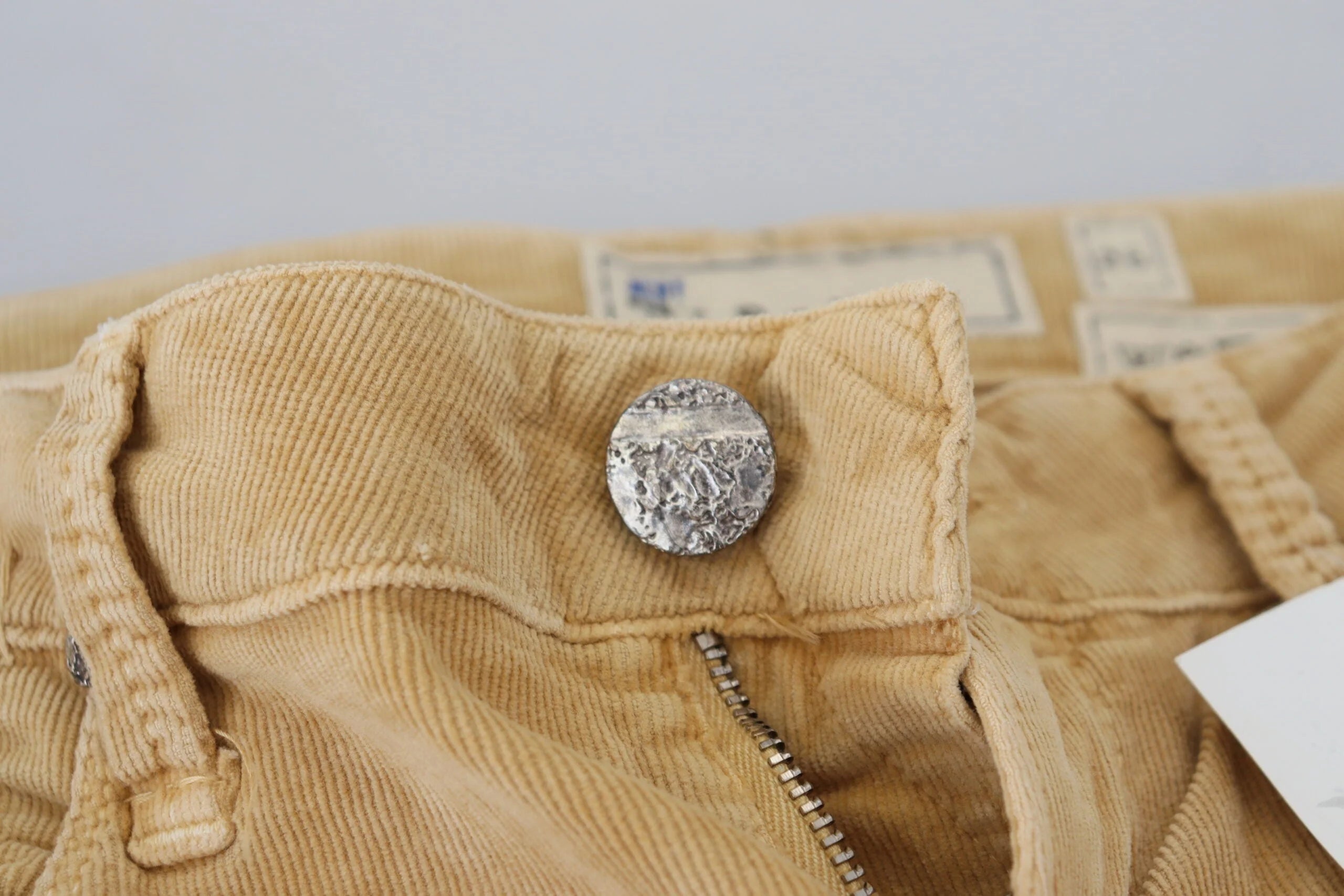 Acht Brown Cotton Corduroy Low Waist Women Casual Jeans - W26 - Jeans