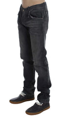 Acht Gray Cotton Regular Low Fit Jeans - W34 - Jeans