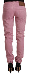 Acht Pink Cotton Slim Fit Women Denim Skinny Jeans - W26 - Jeans