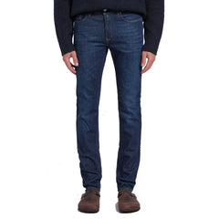 Acne Studios Blue Cotton Skinny Jeans - W30