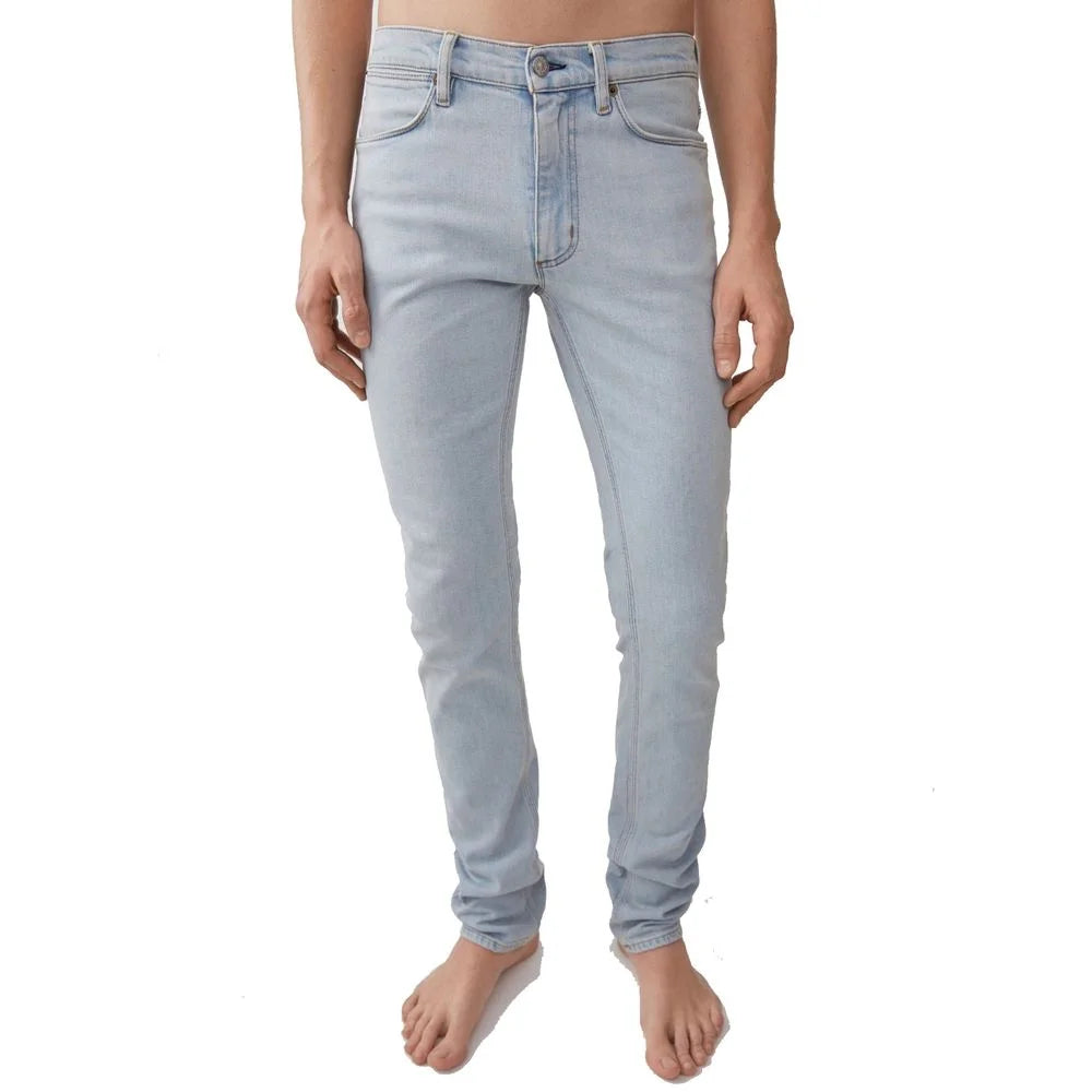Acne Studios Blue Cotton Skinny Jeans - W31