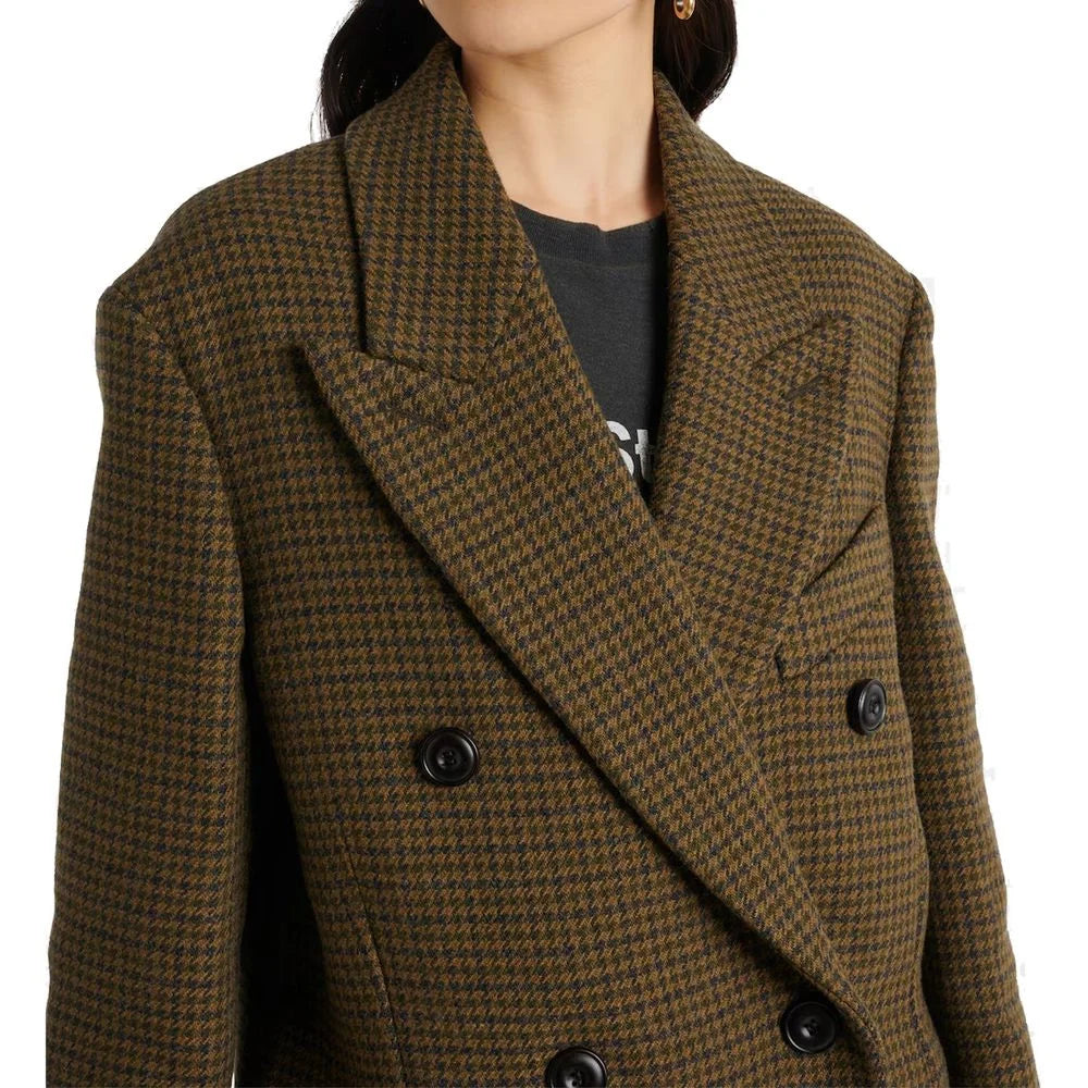 Acne Studios Brown Fibers Coat - 42