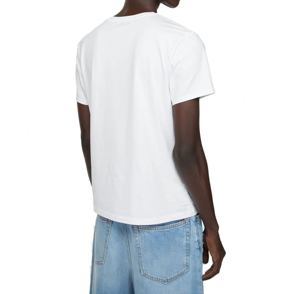 Acne Studios White Cotton T-Shirt - XS