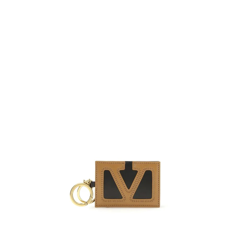 Valentino Garavani Multicolor Calf Leather Bos Taurus Keychain