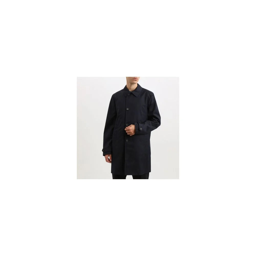 Add Blue Polyester Jacket - IT50 | M-L - Trench Coats