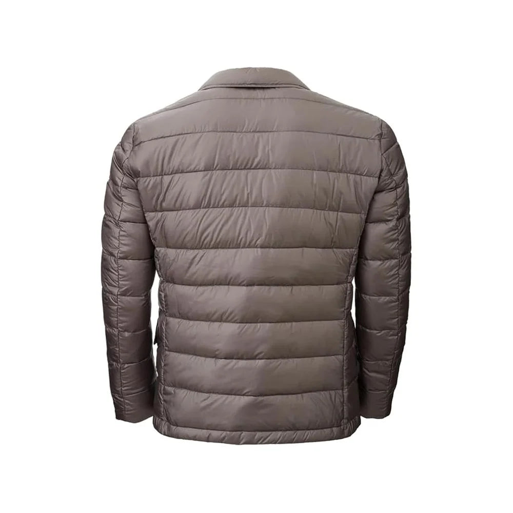 Add Gray Polyamide Men Jacket - IT50 | L - Puffer Jackets