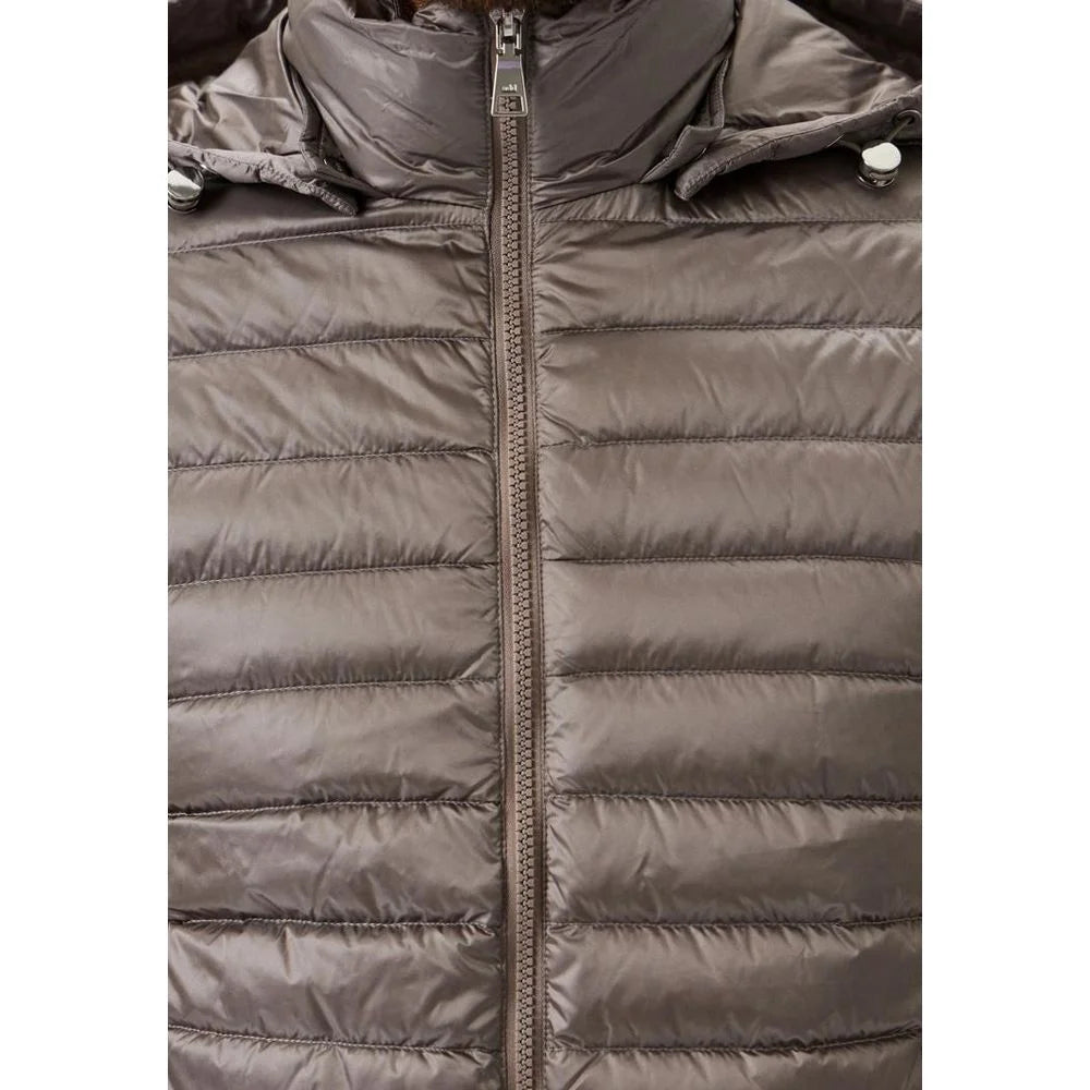Add Gray Polyamide Men Jacket - Puffer Jackets
