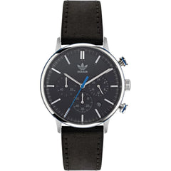 Adidas Black Leather Watch - Watches