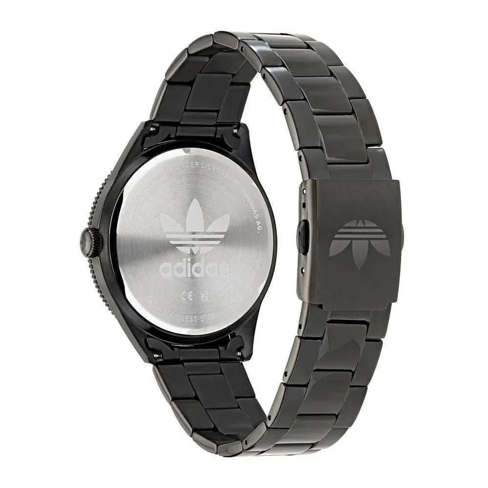 Adidas Black Stainless Steel Watch - Watches