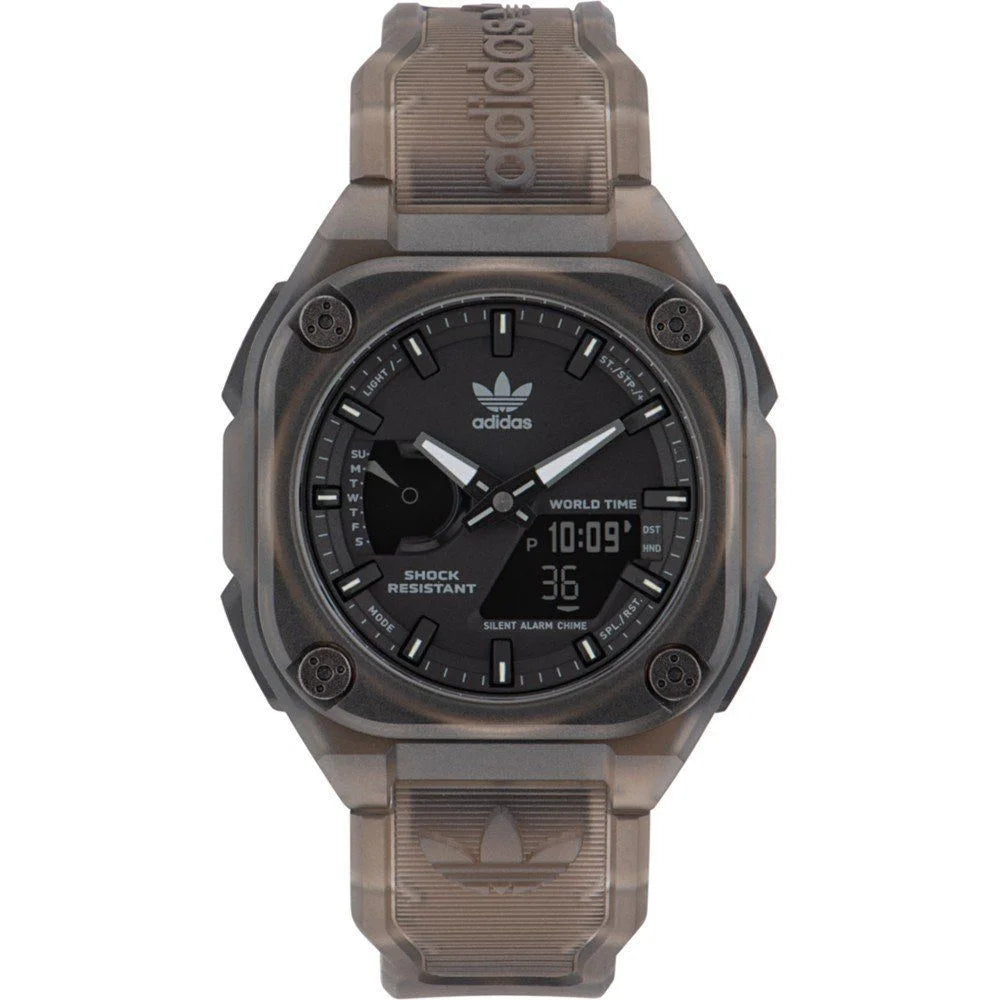 Adidas Brown Synthetic Sport Watch