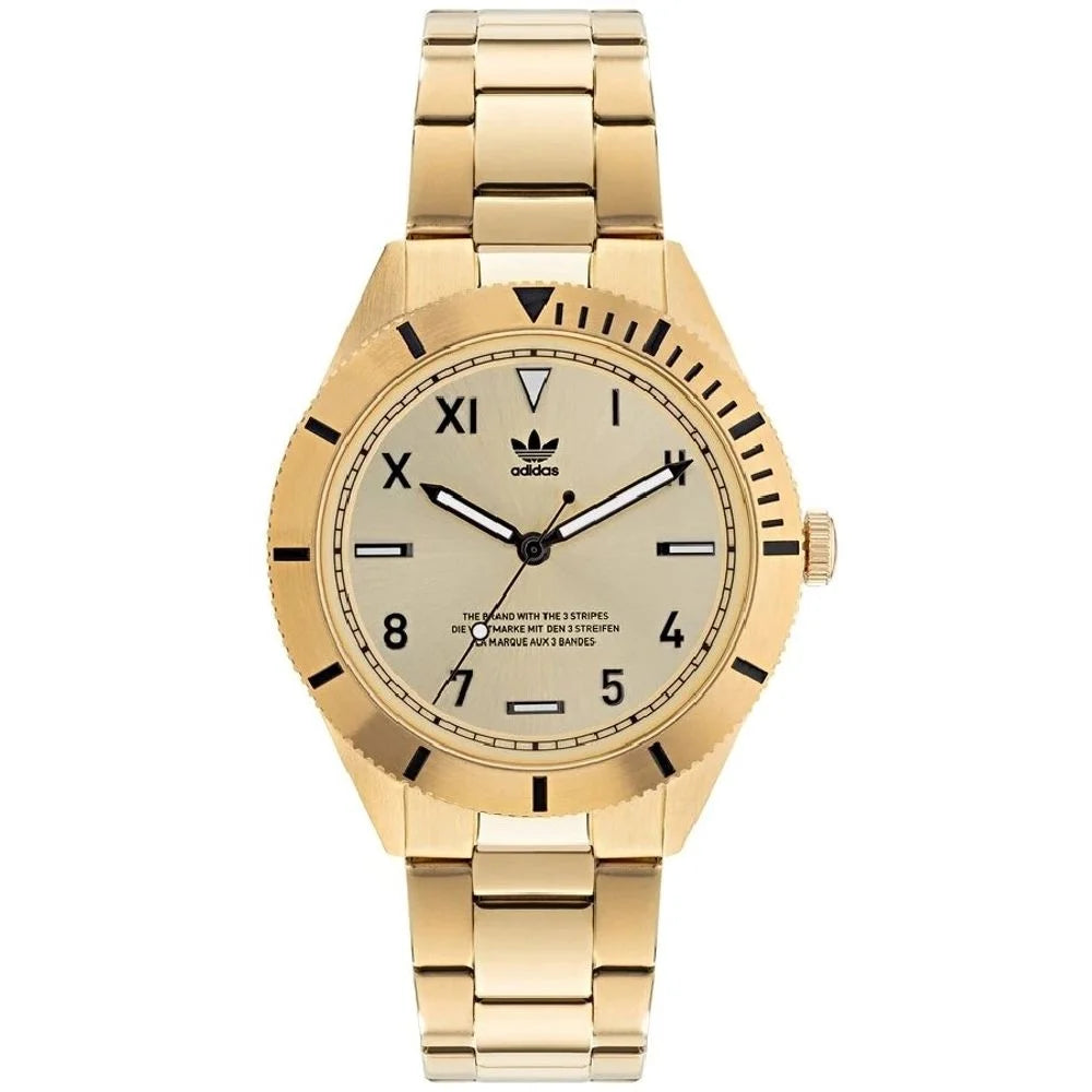 Adidas Gold Stainless Steel Watch - Watches