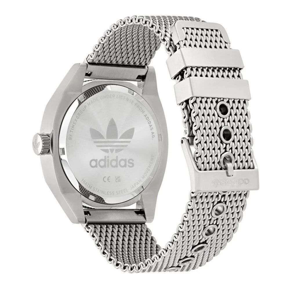 Adidas Gray Stainless Steel Watch - Watches