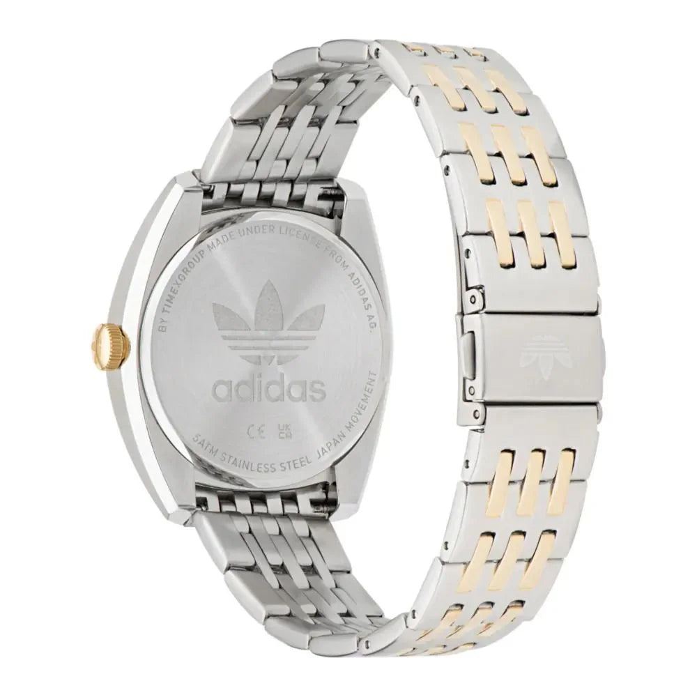 Adidas Gray Stainless Steel Watch - Watches