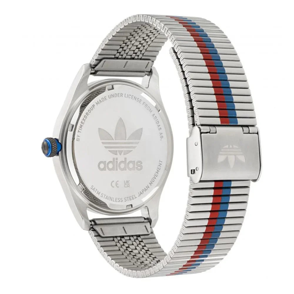 Adidas Gray Stainless Steel Watch - Watches