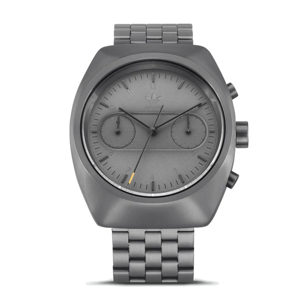 Adidas Gray Stainless Steel Watch - Watches