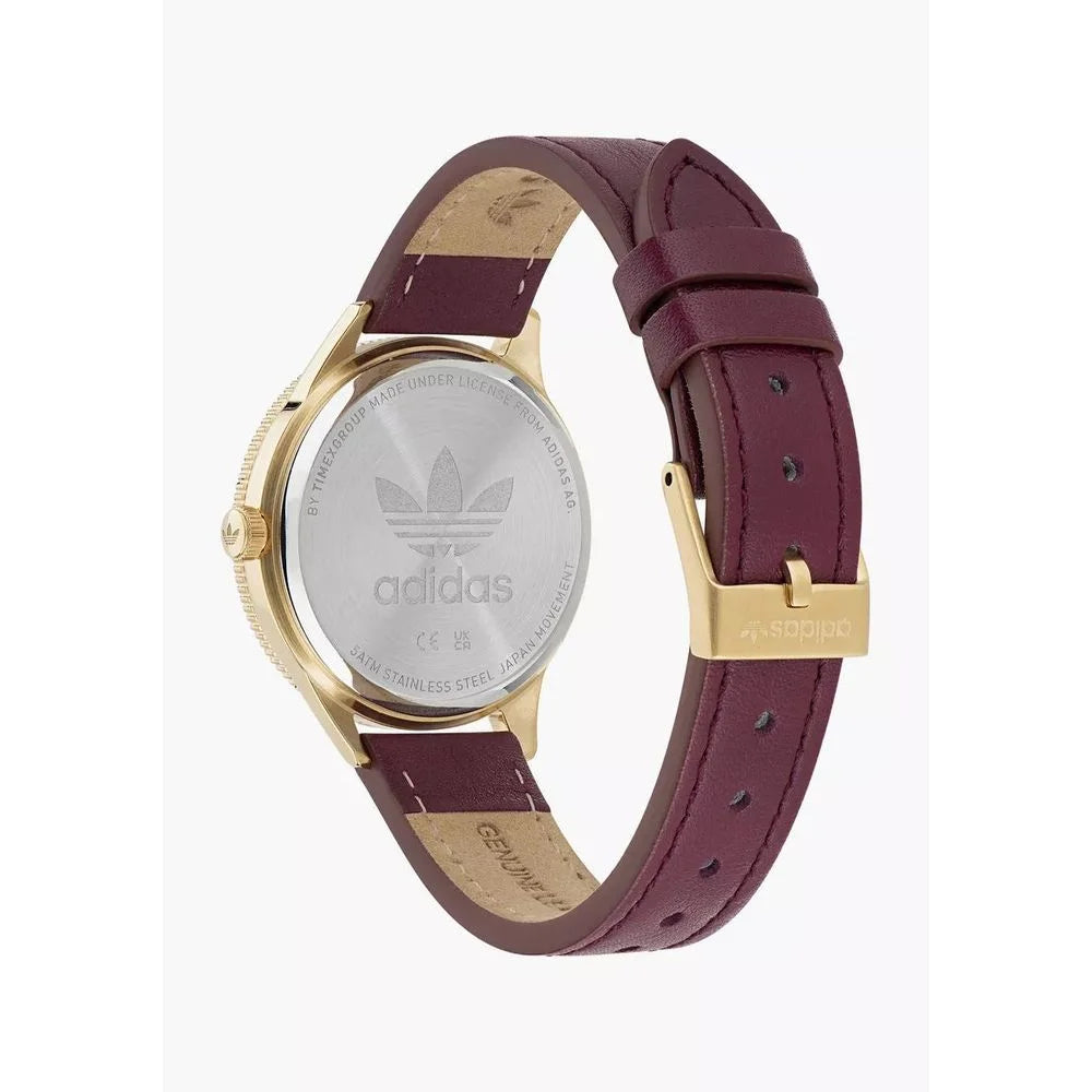 Adidas Red Leather Watch - Watches
