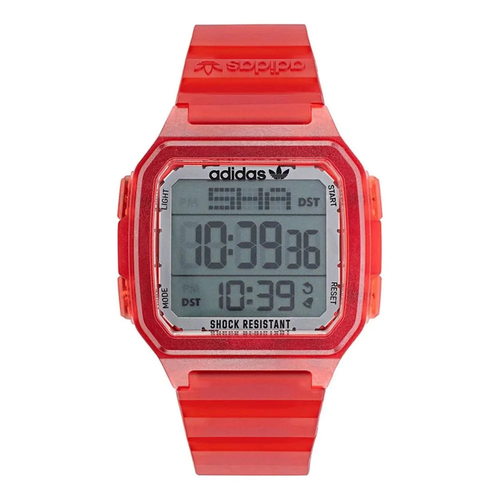 Adidas Red Resin Watch - Watches