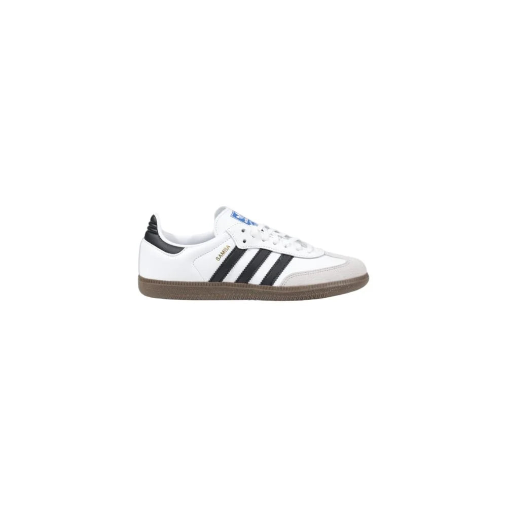 Adidas White Leather Athletic Sneakers - EU38/US8