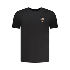Aeronautica Militare ’Black Cotton Men Underwear Crew Neck Tee’