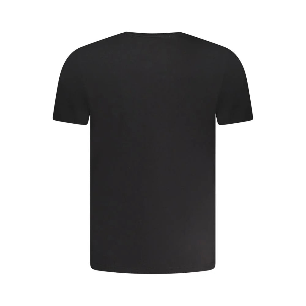 Aeronautica Militare ’Black Cotton Men Underwear Crew Neck Tee’