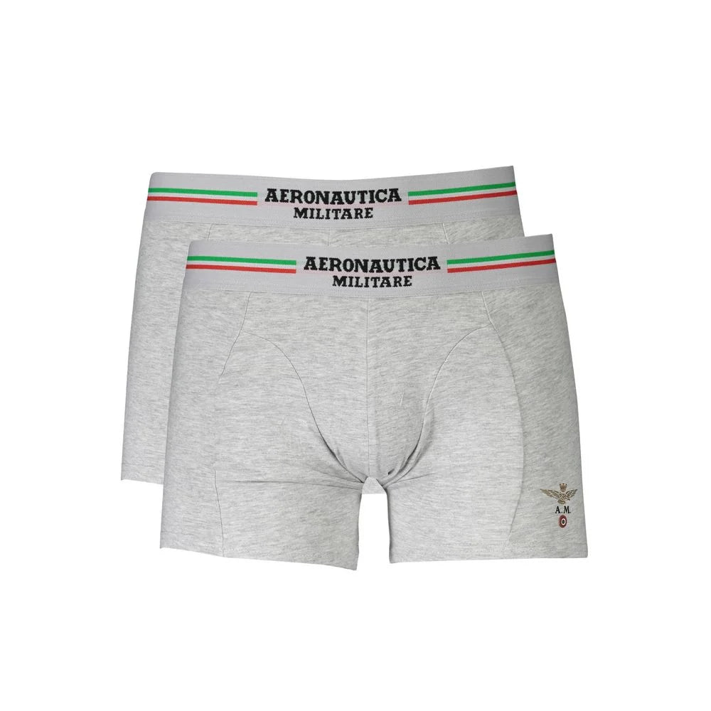 Aeronautica Militare Brown Cotton Men Boxer - XXL
