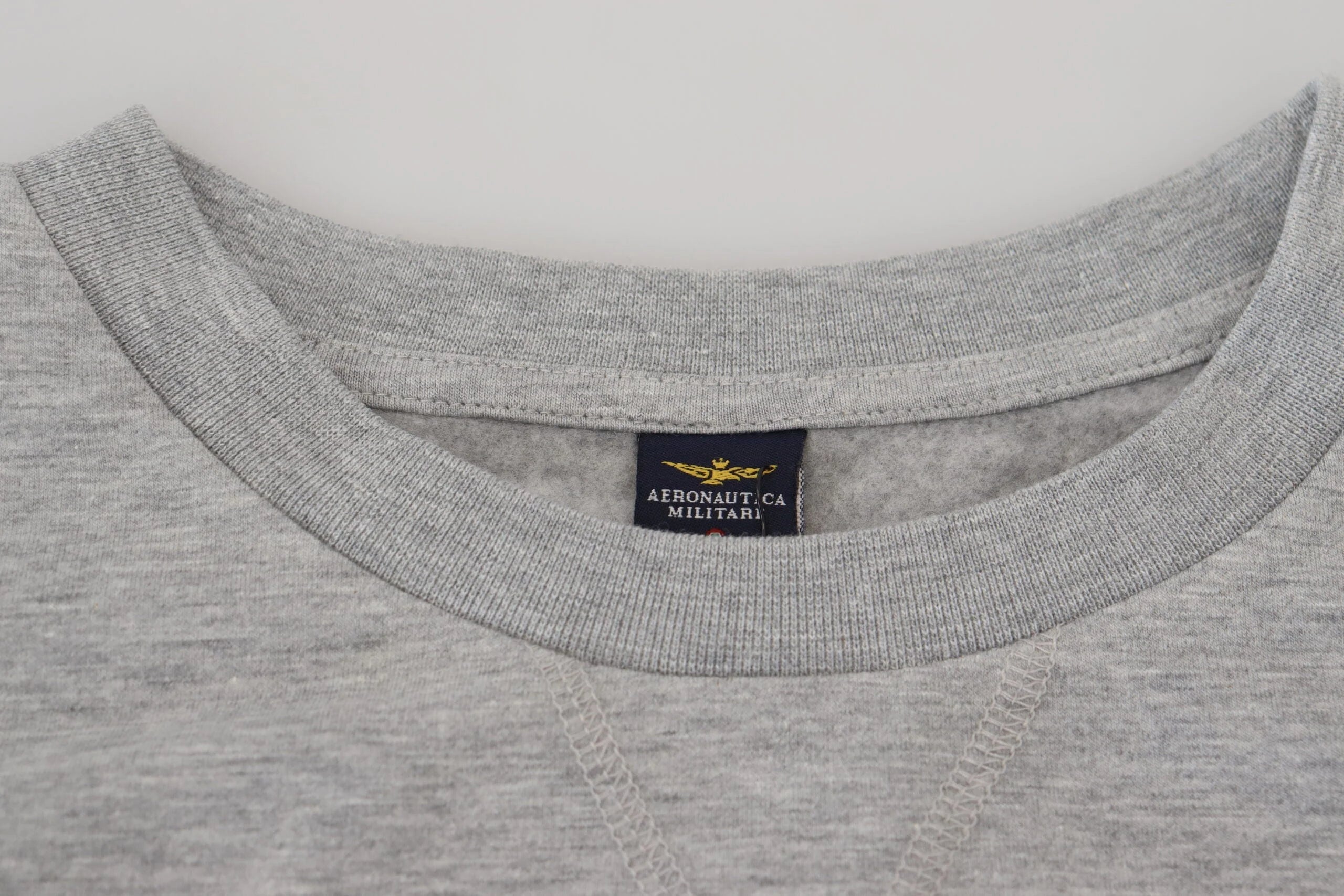 Aeronautica Militare Gray Men Pullover Sweatshirt Sweater - IT54 | XXL - Sweatshirts