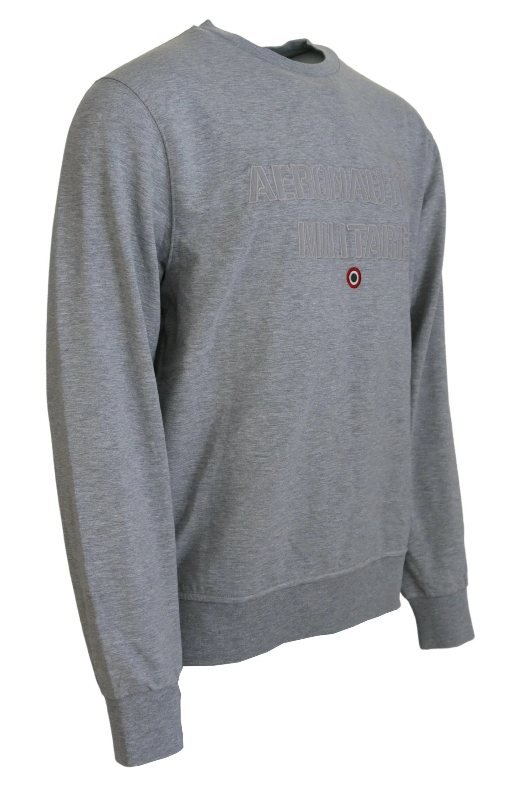 Aeronautica Militare Gray Men Pullover Sweatshirt Sweater - IT54 | XXL - Sweatshirts