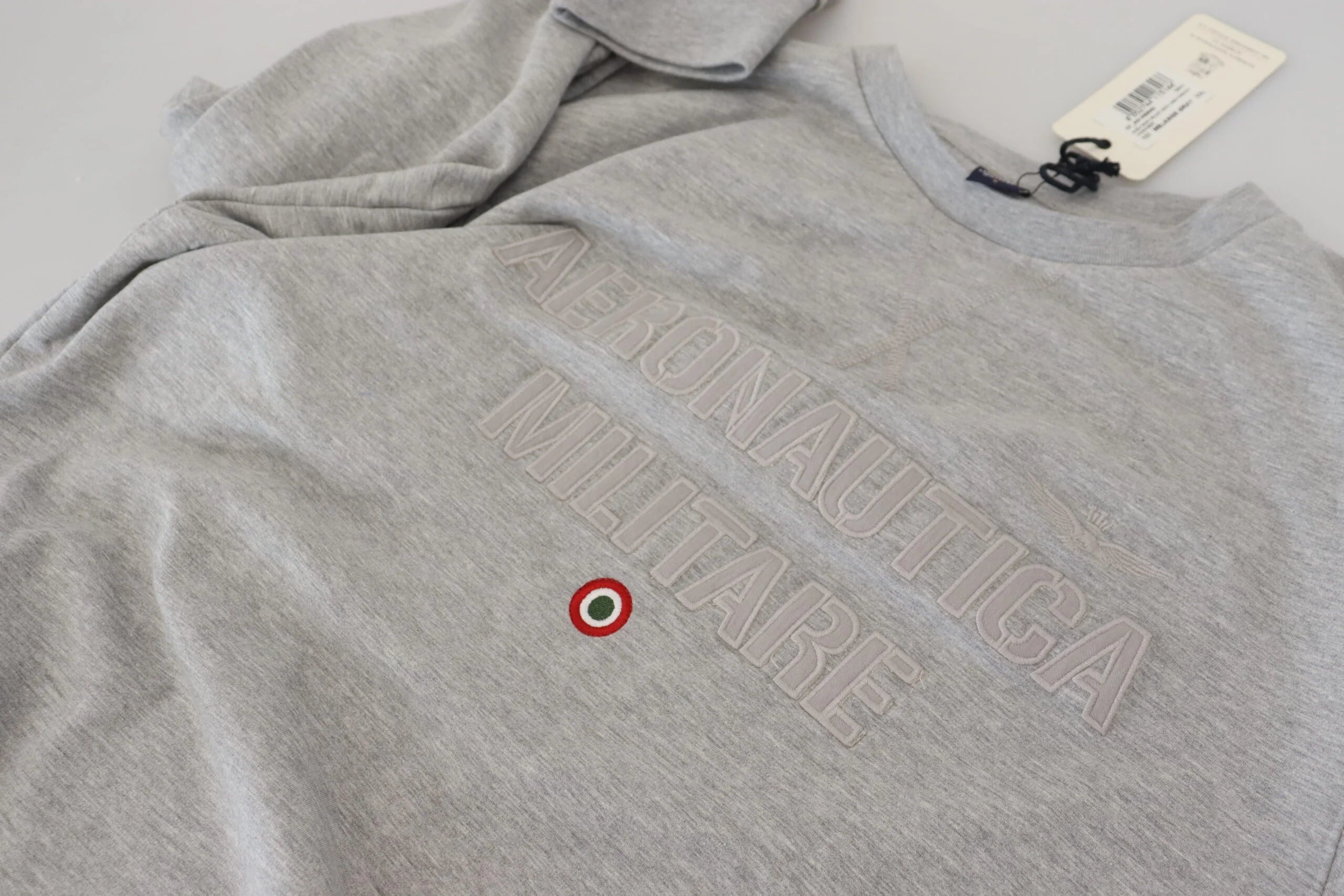 Aeronautica Militare Gray Men Pullover Sweatshirt Sweater - IT54 | XXL - Sweatshirts