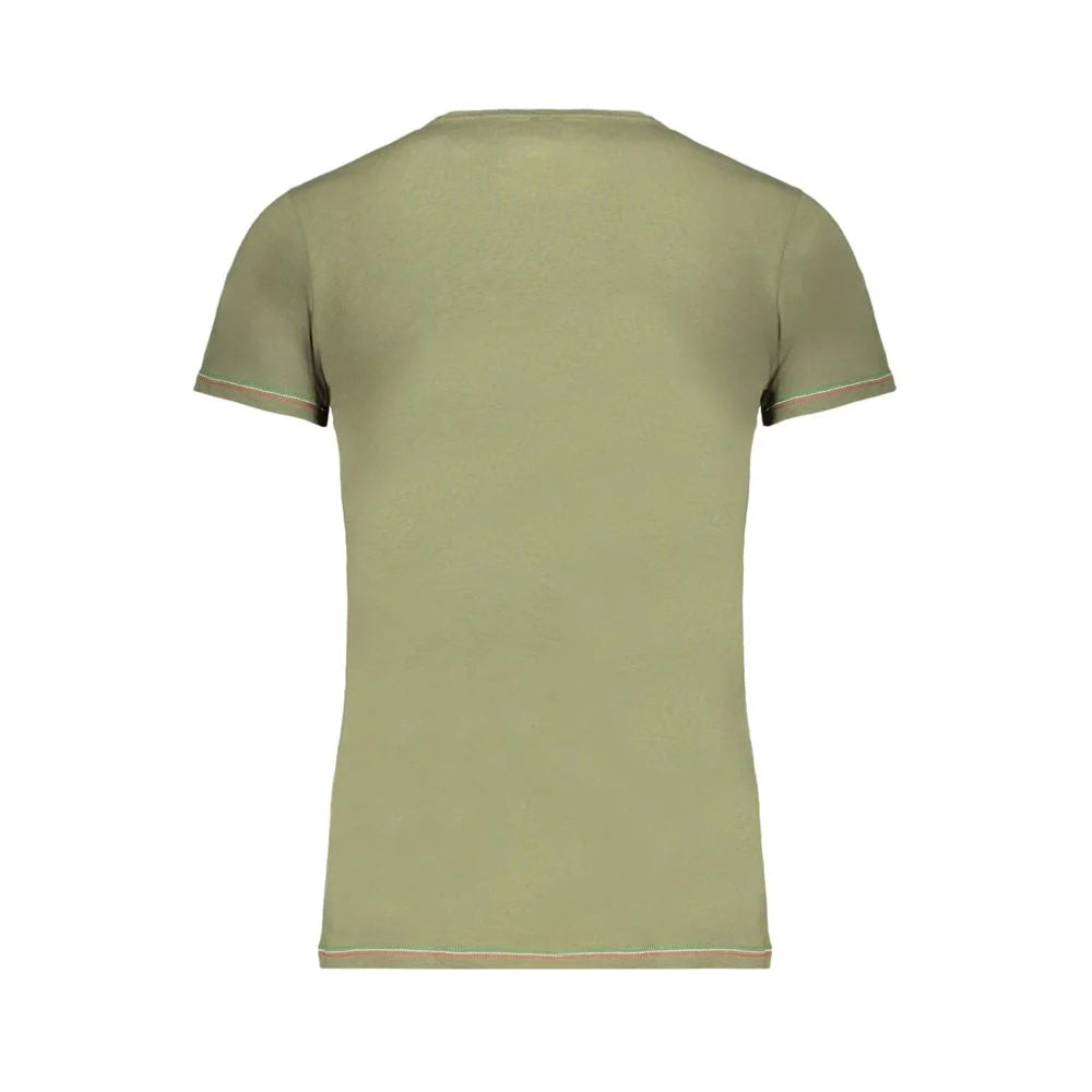 Aeronautica Militare Green Cotton T-Shirt - T-Shirts