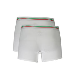 Aeronautica Militare White Cotton Men Boxer - Boxer Briefs