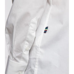 Aeronautica Militare ’White Cotton Men’s Shirt with Slim Fit Design’