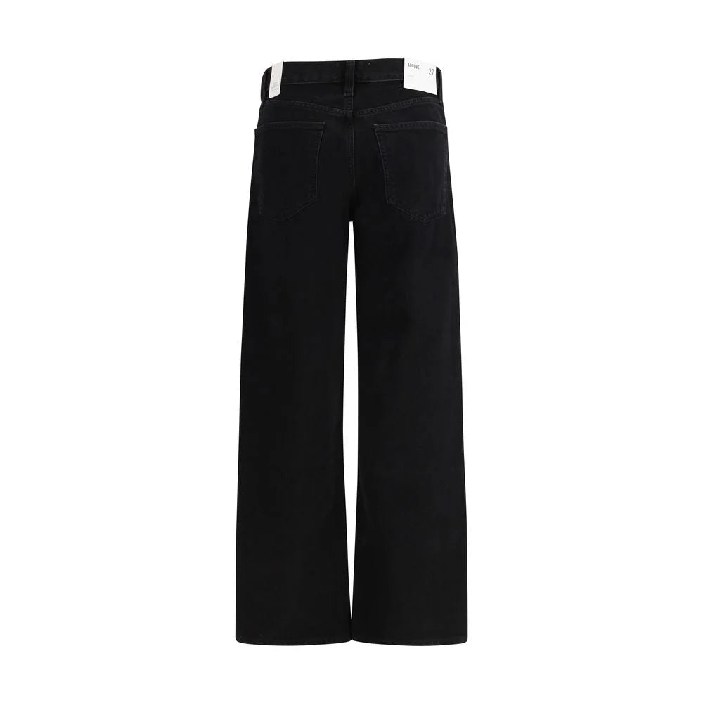 Agolde Black Cotton Jeans Denim