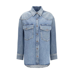 Agolde Blue Denim Shirt