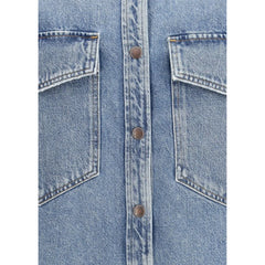 Agolde Blue Denim Shirt