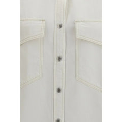Agolde White Denim Shirt
